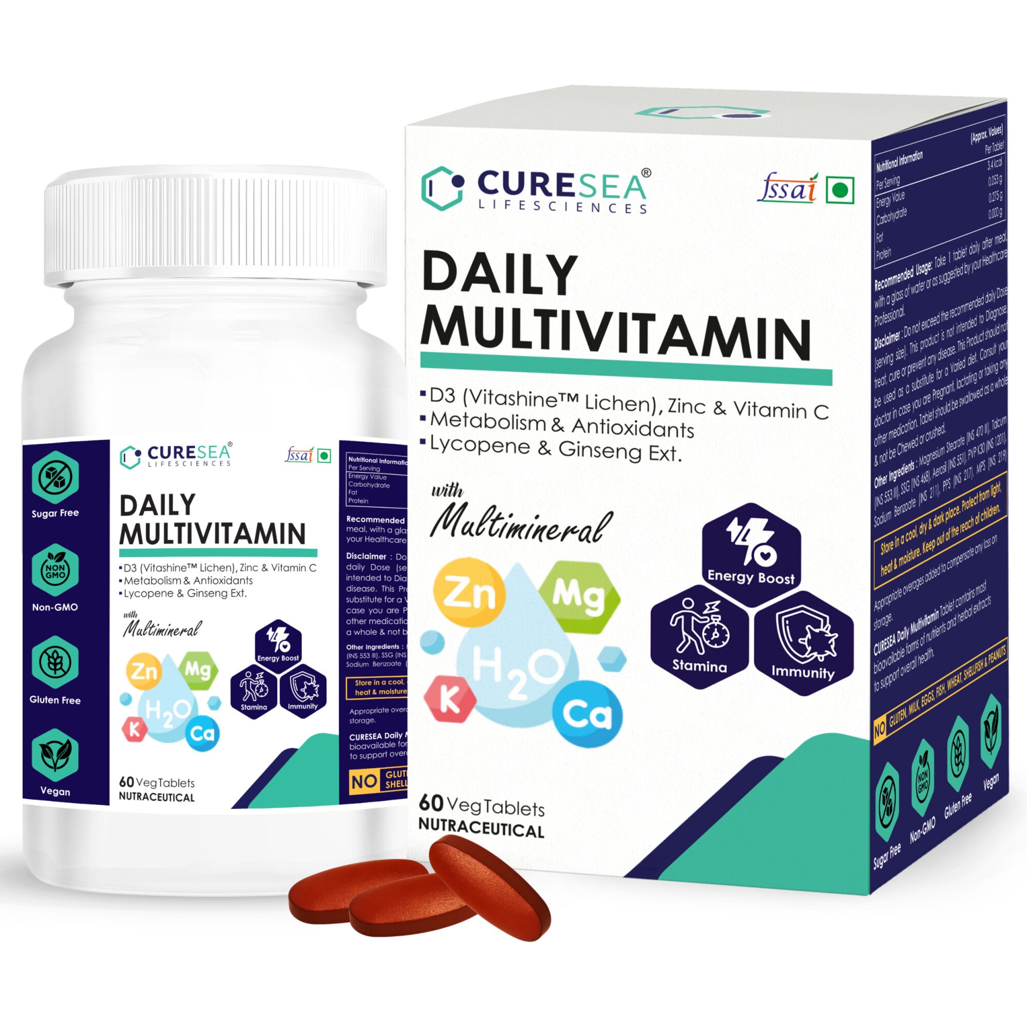 curesea daily multivitamin